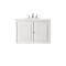 James Martin Vanities Athens 30in Single Vanity, Glossy White w/ 3 CM White Zeus Quartz Top E645-V30-GW-3WZ - alternate 5